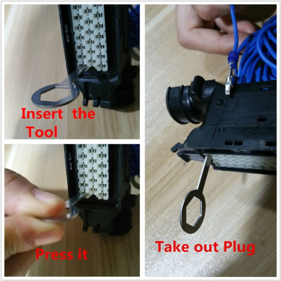 3 PCS Auto Car Plug Circuit Board Wire Harness Terminal Extraction Pick Connector Crimp Pin Back ...