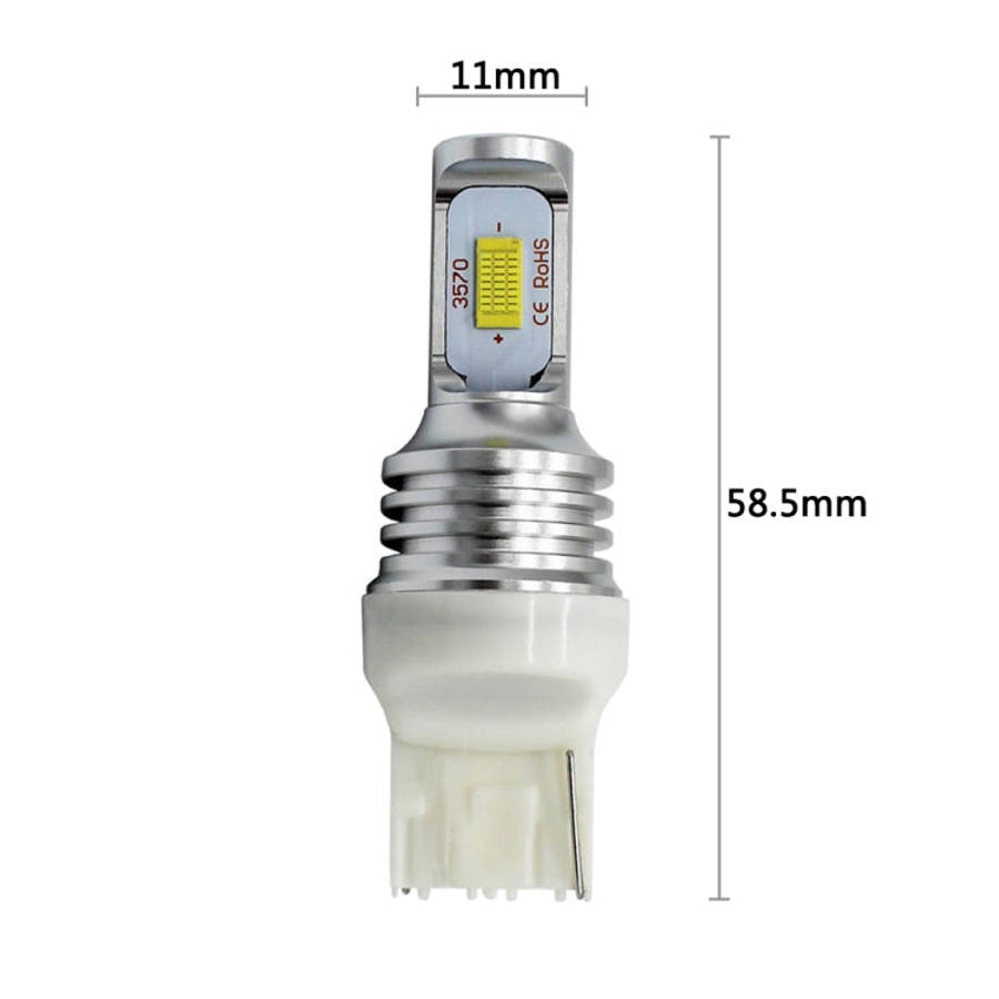 2 PCS T20/7440 72W 1000LM 6000-6500K Bright White Light Car Turn Backup LED Bulbs Reversing Light...