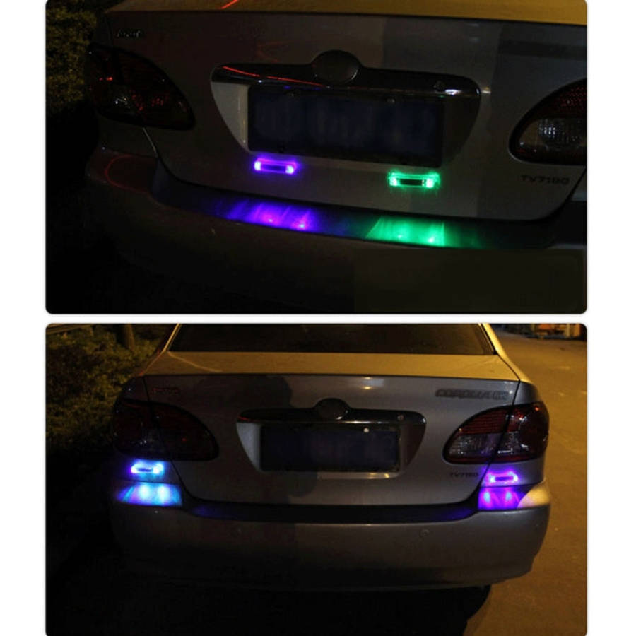 Solar Multi-function Colorful Network Light Caution Light Flashing Lights Car Warning Strobe Flas...