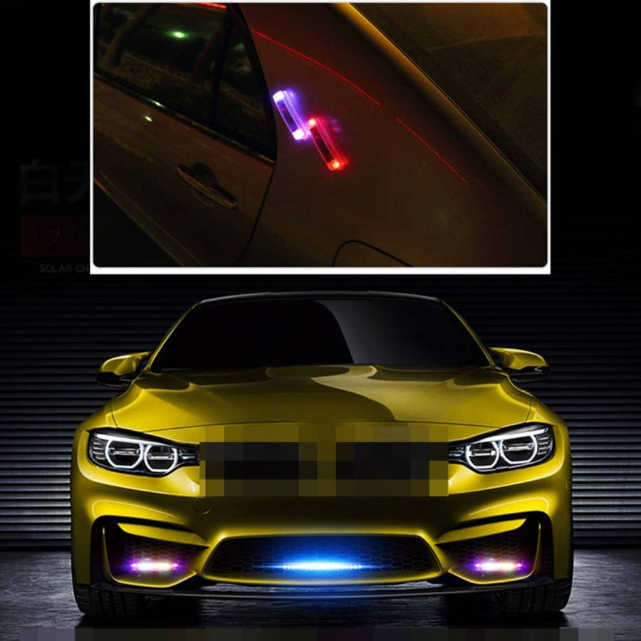 Solar Multi-function Colorful Network Light Caution Light Flashing Lights Car Warning Strobe Flas...