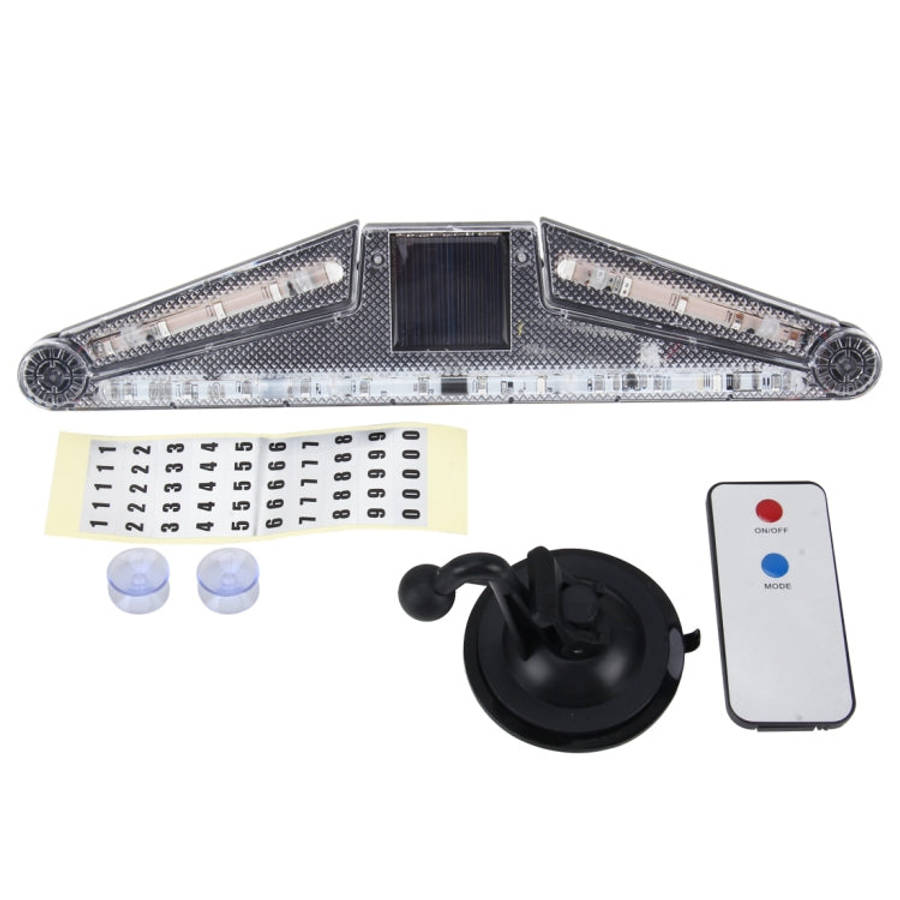 Solar Anti Collision Cupule Ranger Lamp Car Taillight LED Flash Warning Light Caution Light Folda...