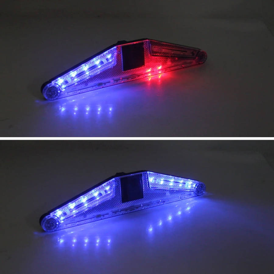 Solar Anti Collision Cupule Ranger Lamp Car Taillight LED Flash Warning Light Caution Light Folda...