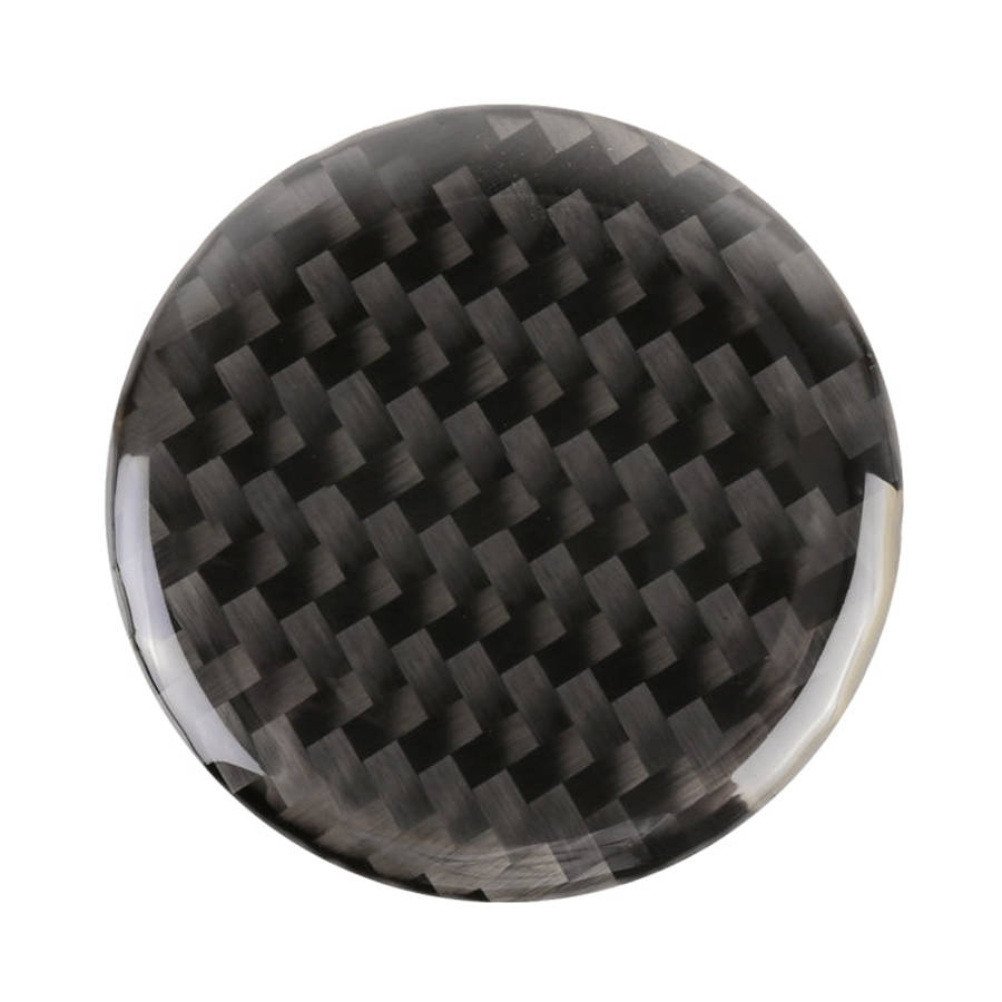 Car Water Cup Rotate Button Panel Carbon Fiber Decorative Sticker for Jeep Grand Cherokee 2014-20...