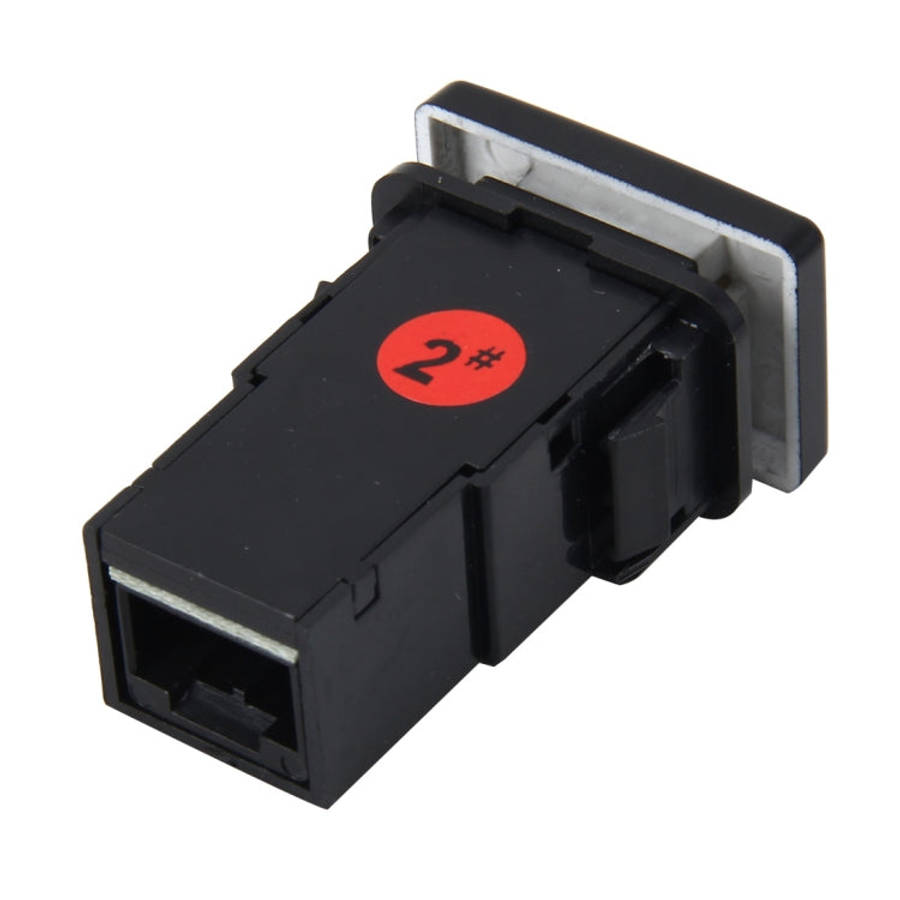 Car Fog Light Lamp Indicator 5 PIN On and Off Button Switch Control 4 Cable Auto Car Fog Light 5 ...