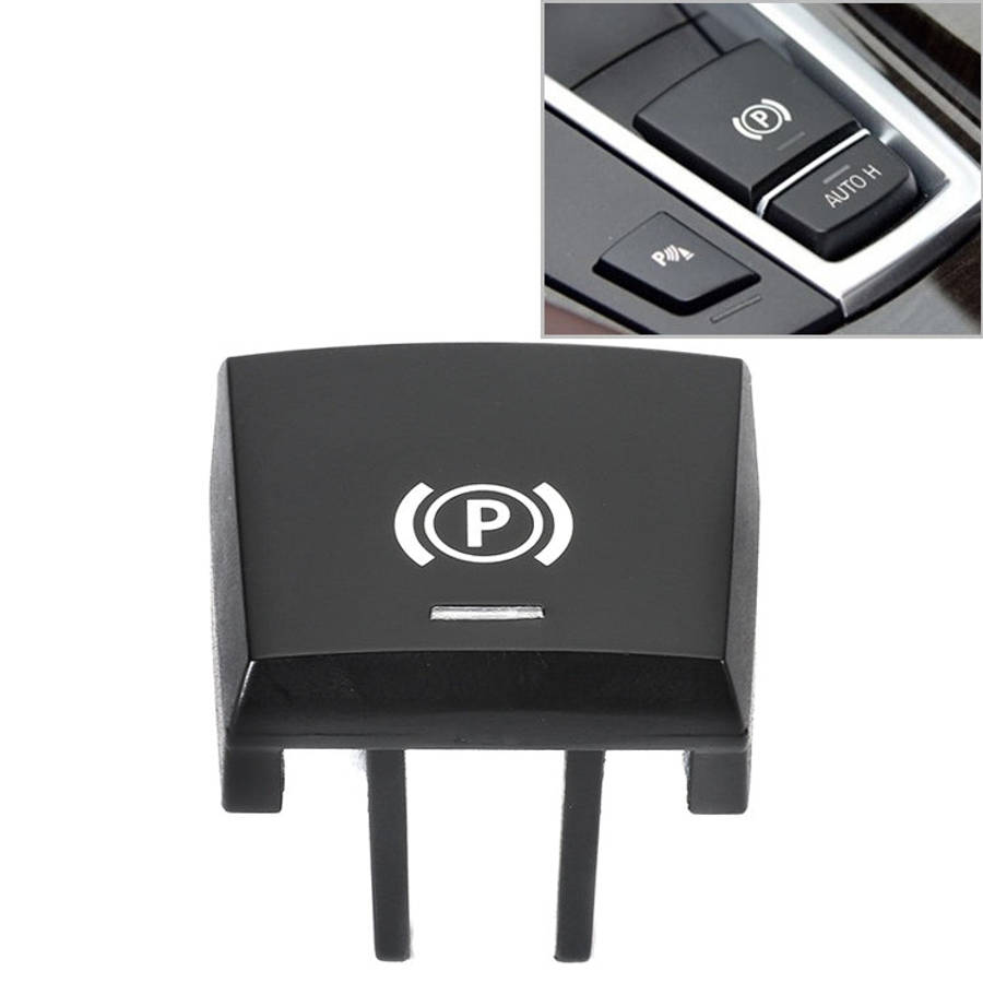 Auto Parking Switch Cover Replacement Handbrake P Key Button for BMW 5 / 6 Series 2014/07-2017/05...