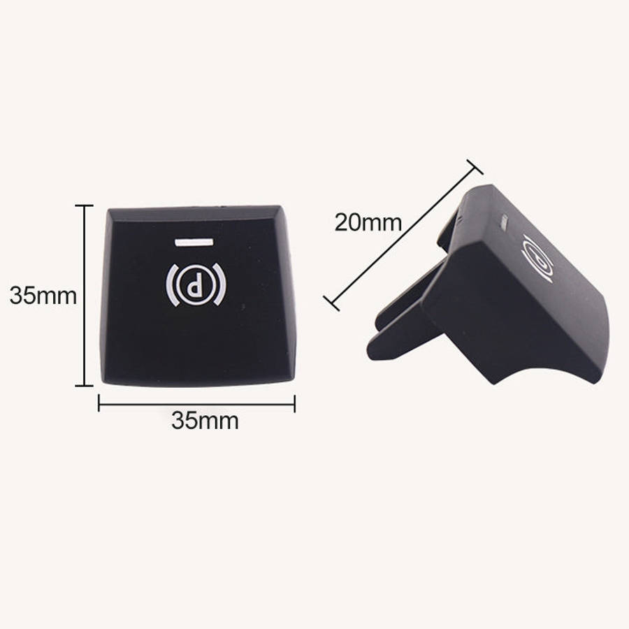 Auto Parking Switch Cover Replacement Handbrake P Key Button for BMW 5 / 6 Series 2014/07-2017/05...