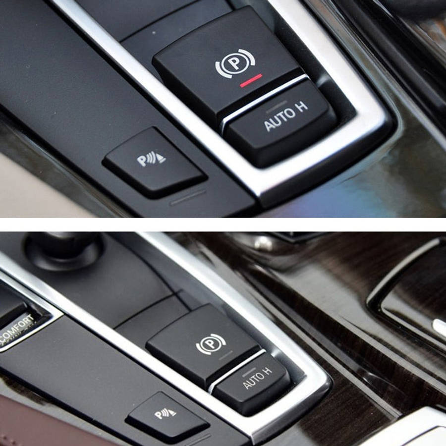 Auto Parking Switch Cover Replacement Handbrake P Key Button for BMW 5 / 6 Series 2014/07-2017/05...