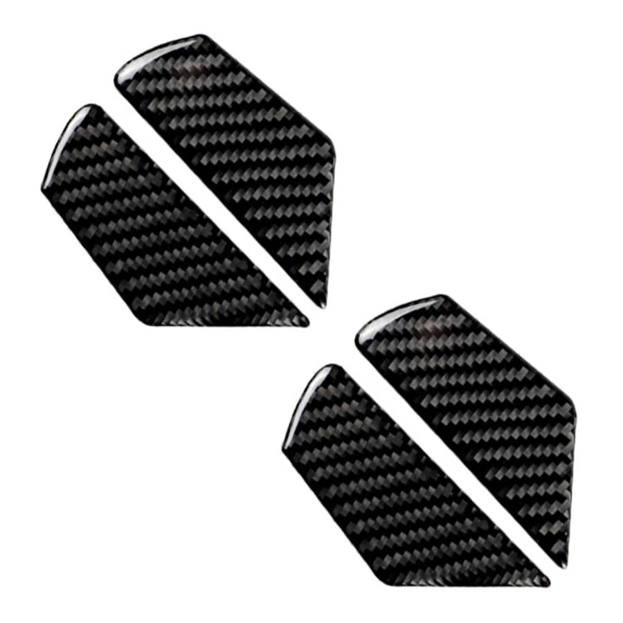Car Carbon Fiber Door Inner Handle Wrist Panel Decorative Sticker for Volkswagen Golf 7 2013-2017...
