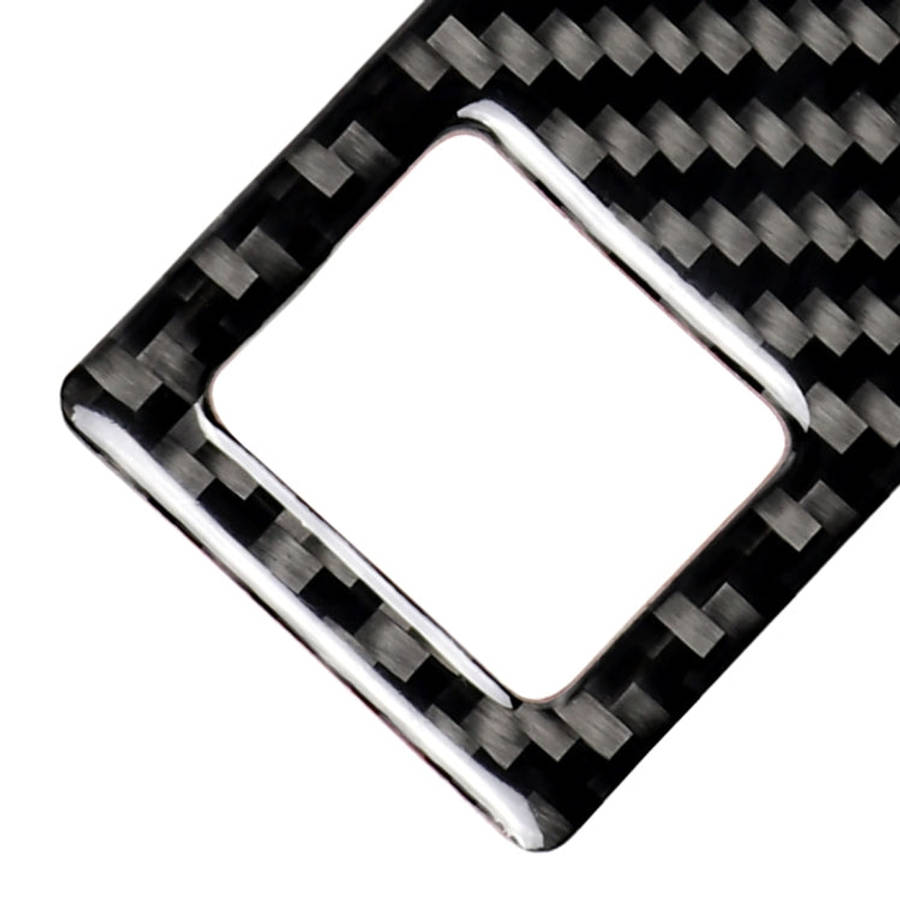 Car Carbon Fiber Emergency Light Frame Decorative Sticker for Volkswagen Golf 7 2013-2017, Left D...