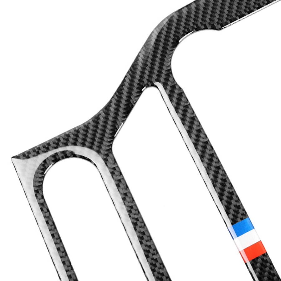 Car USA Color Carbon Fiber CD Panel Decorative Sticker for Ford Mustang 2015-2017, CD Panel