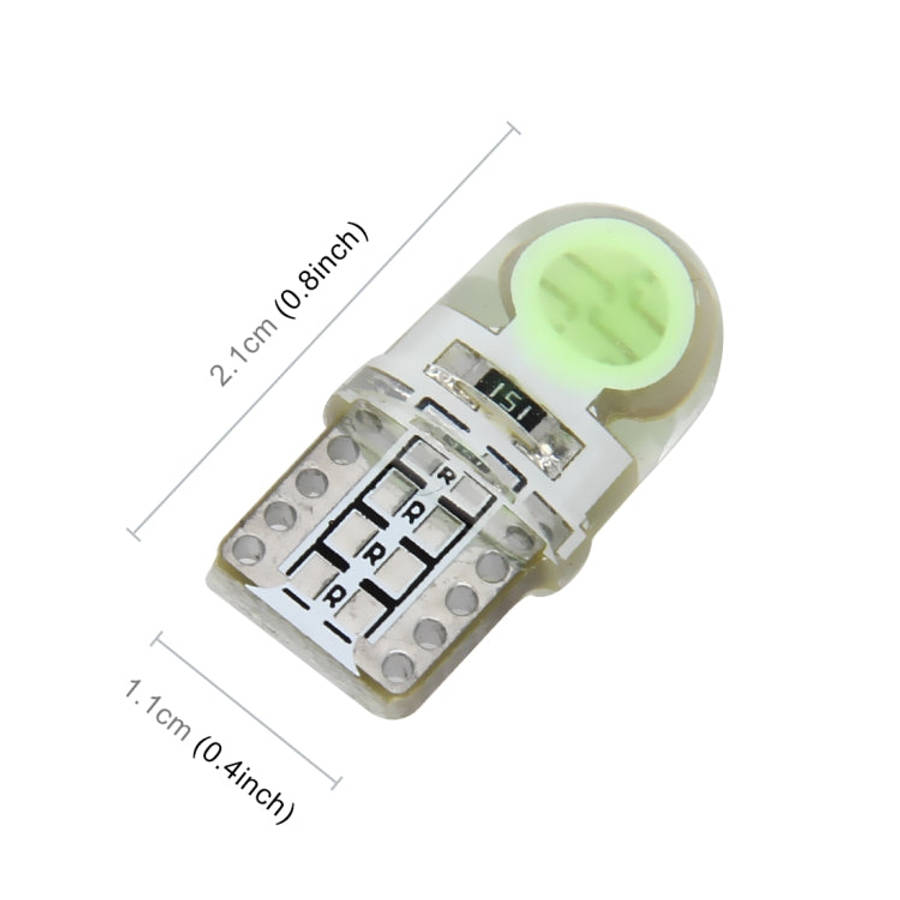 10 PCS T10 W5W DC 12V 1W 60LM Car Clearance Lights LED Marker Lamps with Decoder, Blue Light, Whi...
