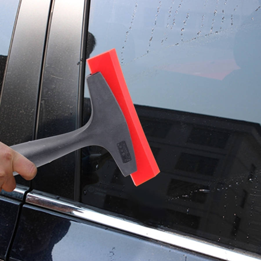 For Short Handle Tendon Scraper Car Film Tools Wiper Plate Glass Cleaning Tool, Film Tools(Black)...