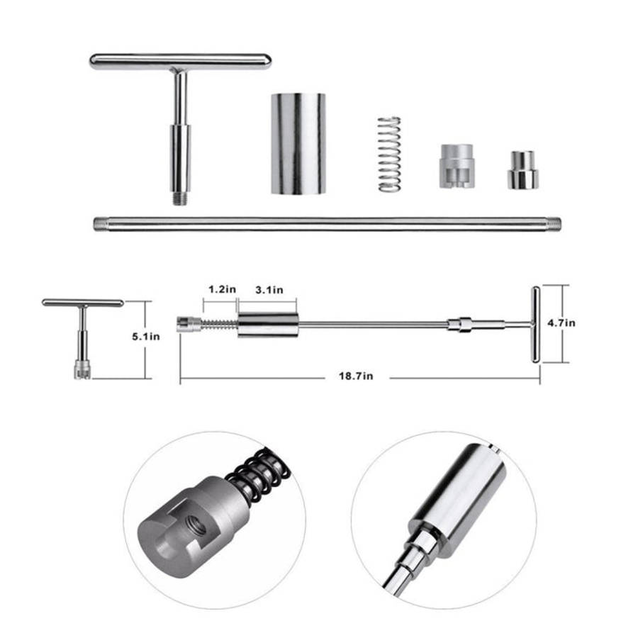 Auto Repair Body Tool Kit PDR Dent Paintless Repair Tools Dent Puller Slide Hammer Reverse Hammer...