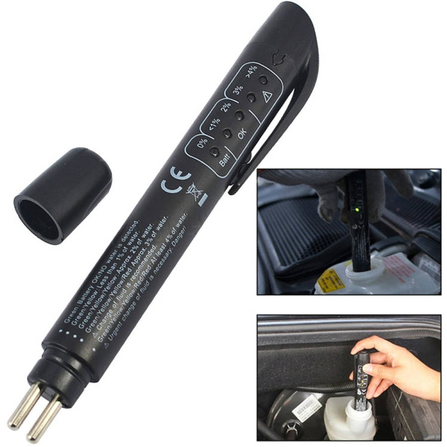 Brake Fluid Tester Car Diagnostic Tool 5 LEDs Brake Fluid Testing Tools, 5 LEDs Diagnostic Tool