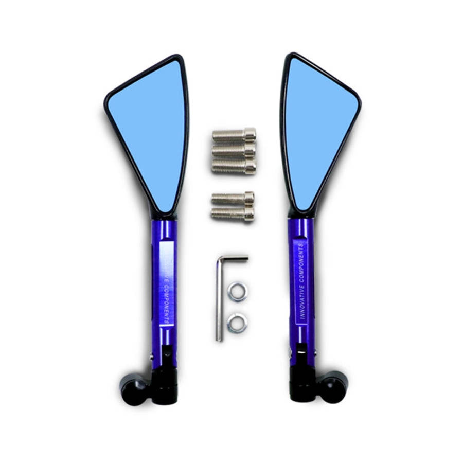 2 PCS Motorcycle Parts CNC Technology Aluminum Alloy Rearview Mirror Side Mirror