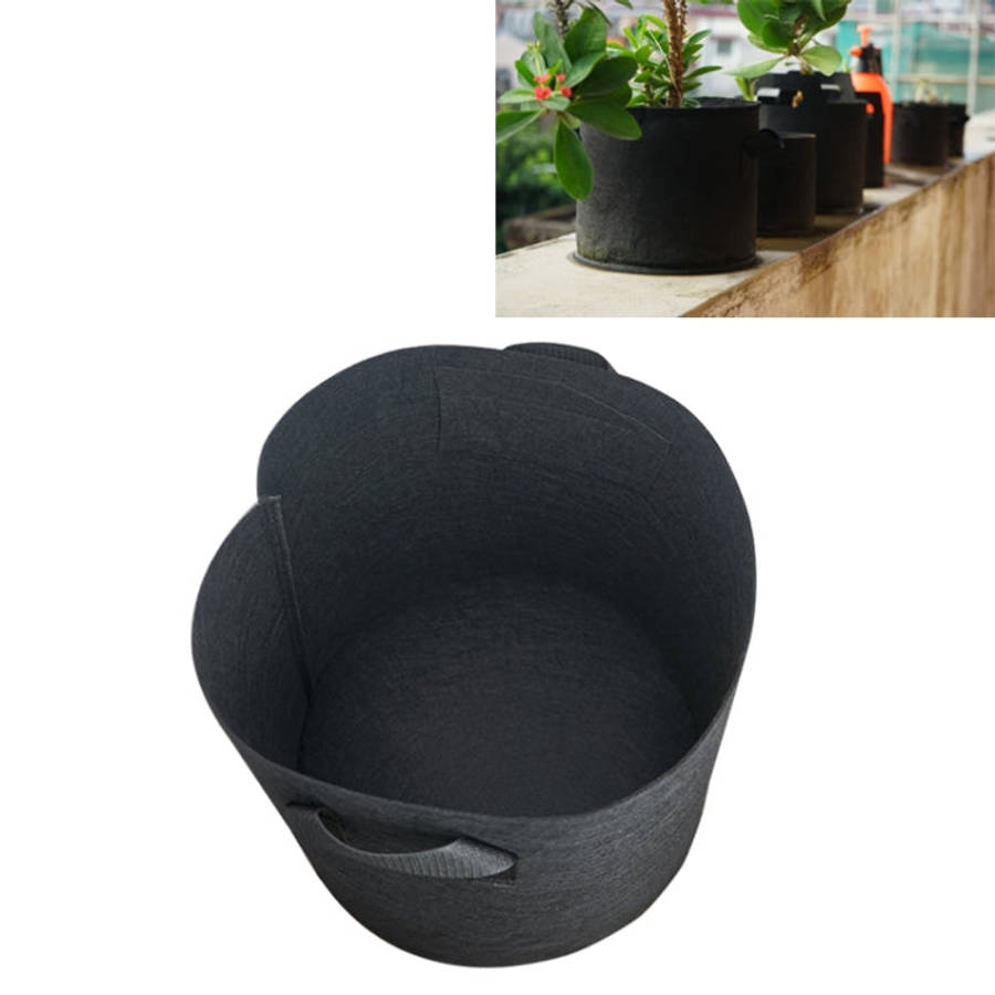 5 Gallon Planting Grow Bag Thickened Non-woven Aeration Fabric Pot Container with Handle, 5 Gallon
