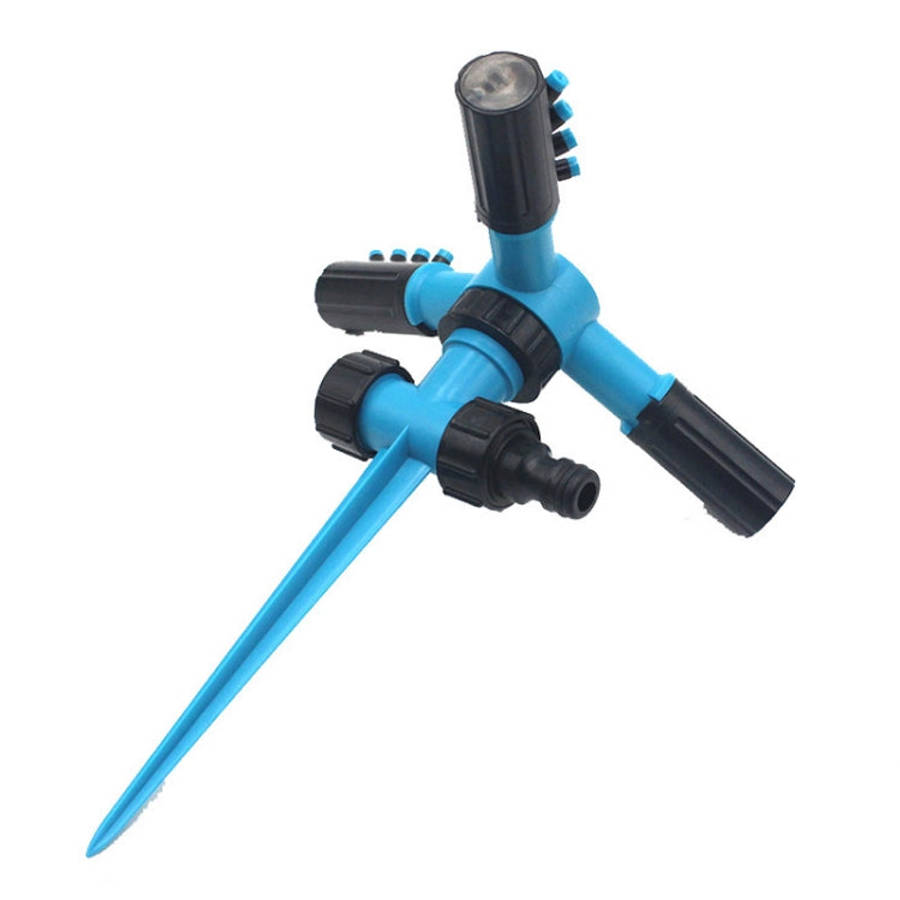 Automatic 360 Rotating Adjustable Garden Water Sprinklers Lawn Irrigation System with 3 Arm Spray...