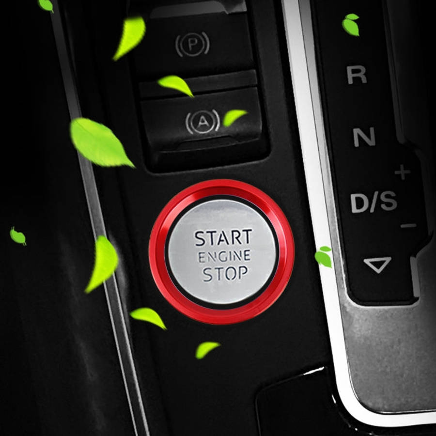 Car Engine Start Key Push Button Ring Trim Aluminum Alloy Sticker Decoration for Audi, For Audi(E...