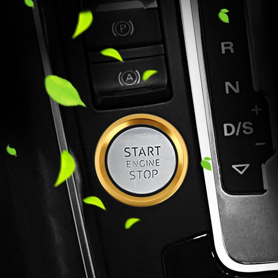 Car Engine Start Key Push Button Ring Trim Aluminum Alloy Sticker Decoration for Audi, For Audi(E...