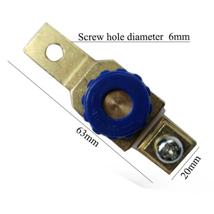 DC12V 80A Motorcycle Battery Switch Cut off Kill Terminal Anti-leakage Switch, Battery Switch
