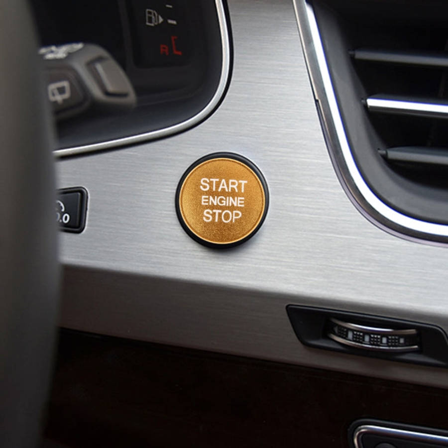 Car Engine Start Key Push Button Cover Trim Aluminum Alloy Sticker Decoration for Audi, For Audi