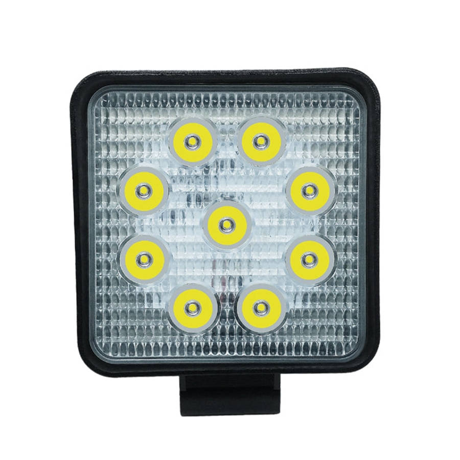 6.7W White Light Square-Shaped Waterproof Car Boat Marine Work Lights Spotlight LED Bulbs, DC 9-3...