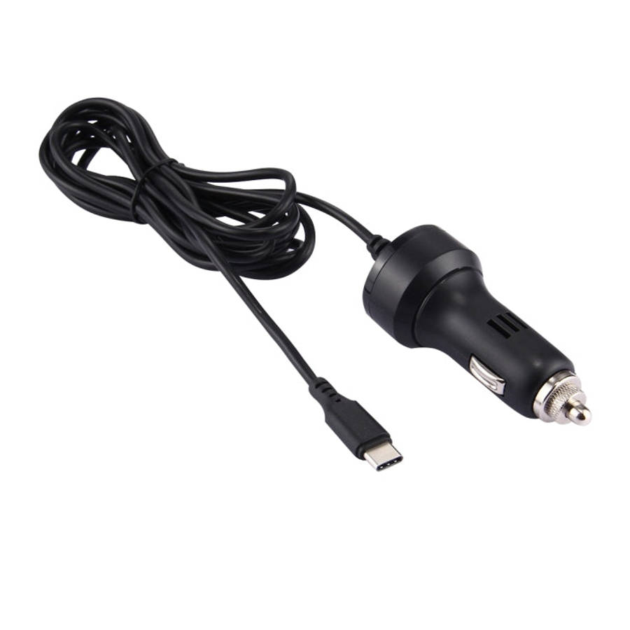 For Nintendo Switch 2.4A USB-C / Type-C Travel Charging Car Charger Adapter, Cable Length: 2m(Bla...