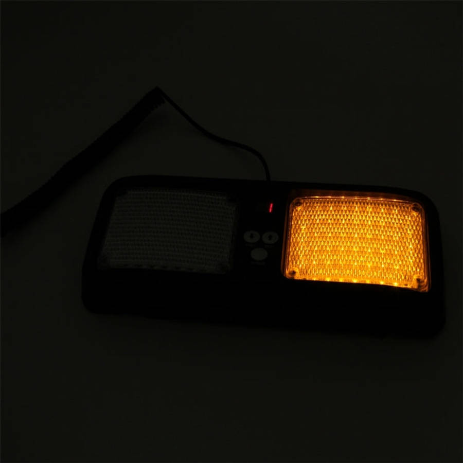 High qulaity DC 12V,9W LED Waterproof Car Sunshade Yellow Light Warning Lights Strobe Emergency L...