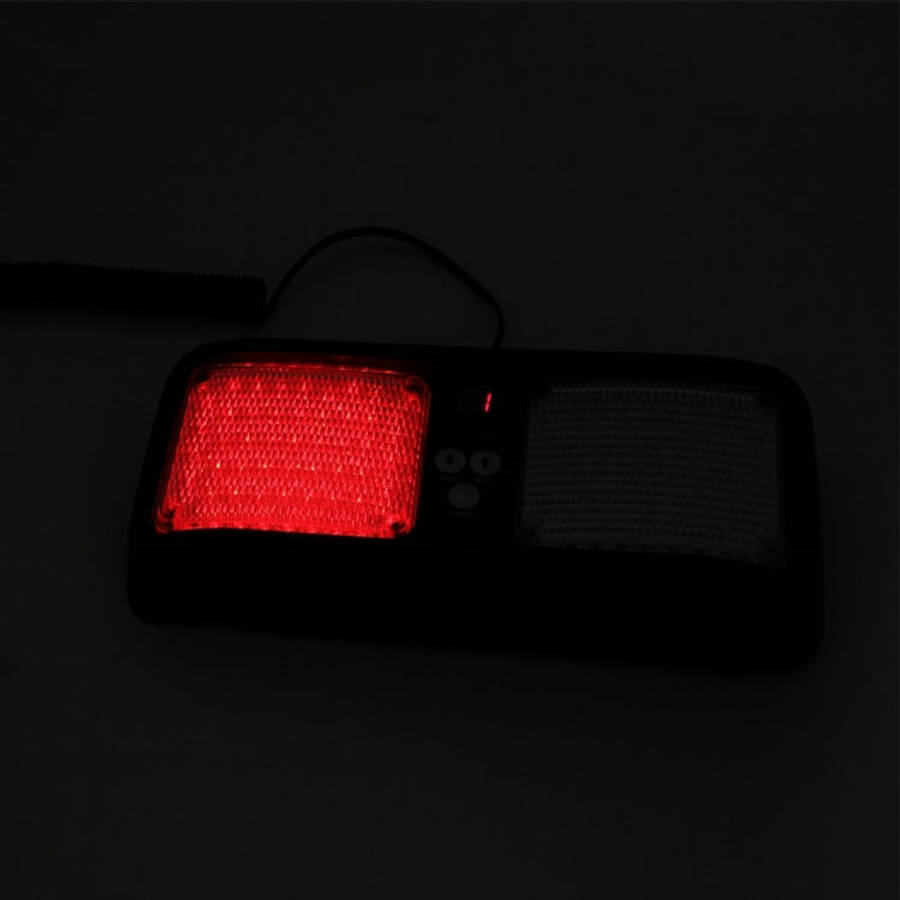High qulaity DC 12V,9W LED Waterproof Car Sunshade Red Light And Blue Light Warning Lights Strobe...