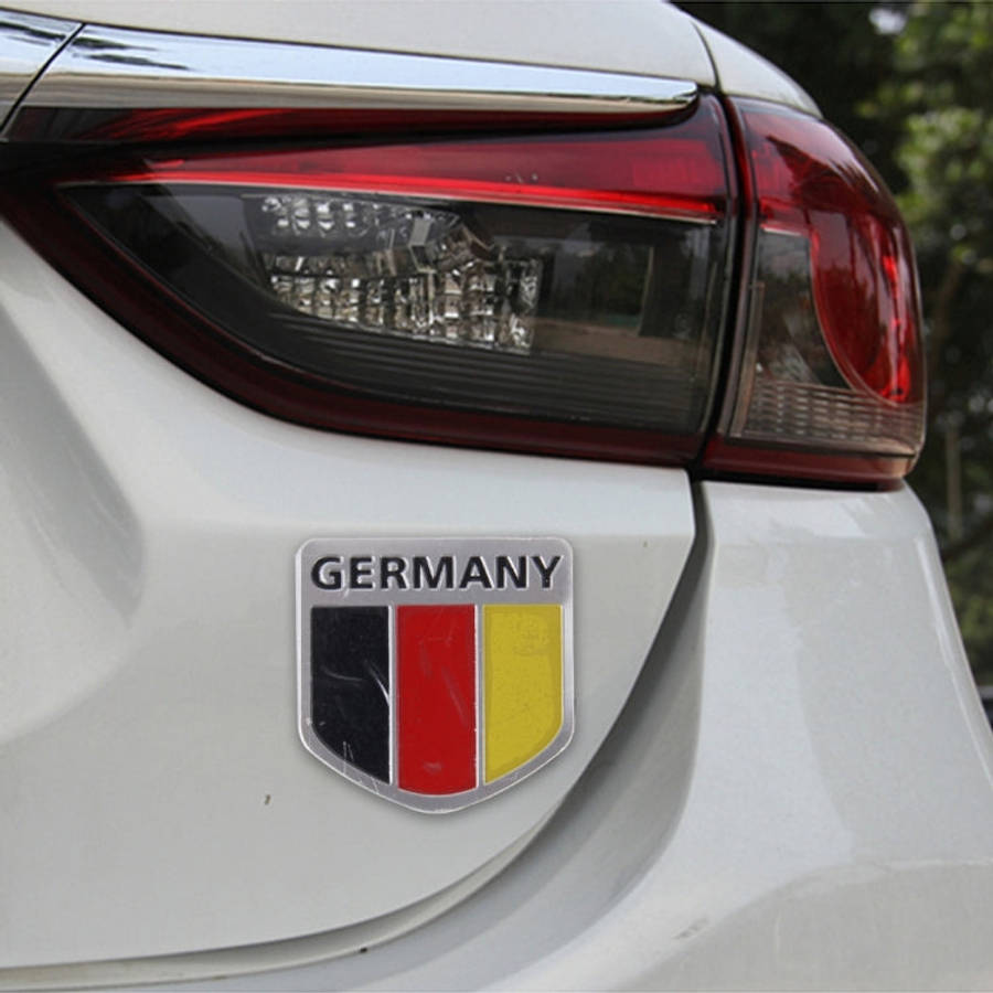 Germany Flag Style Metal Car Sticker, Germany Flag 1, Germany Flag