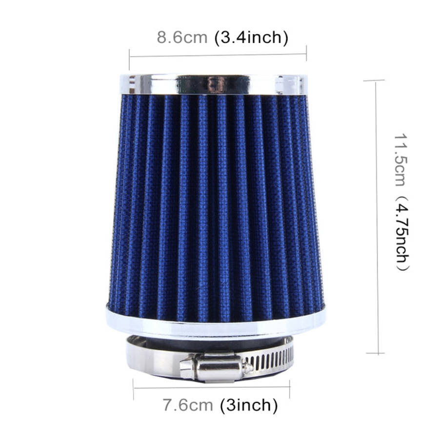 HKS 5cm Universal Mushroom Head Style Air Filter for Car, HKS 5cm (Blue), HKS 5cm (Red)