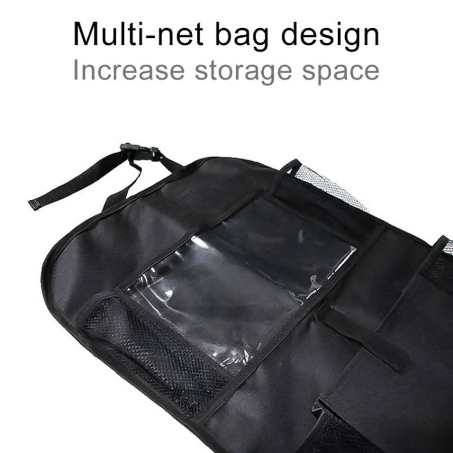 Car Auto Seat Back Bag Multi-Pocket Travel Storage Hanging Pocket Storage Bag for iPad and Other ...