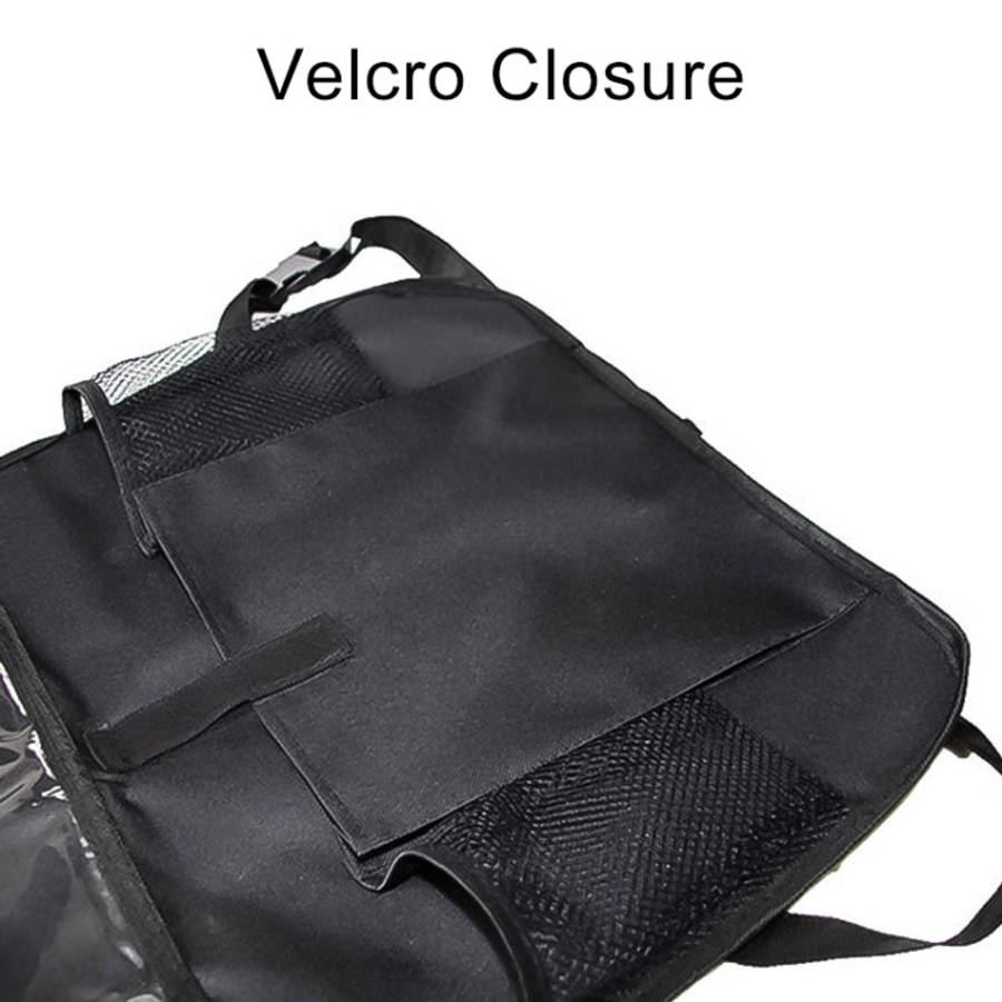 Car Auto Seat Back Bag Multi-Pocket Travel Storage Hanging Pocket Storage Bag for iPad and Other ...