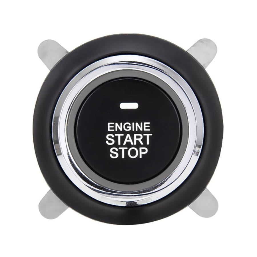 Smart Car Switch Car Engine Start Stop Switch Car Push Start Switch, with RFID Alarm System, Blue...