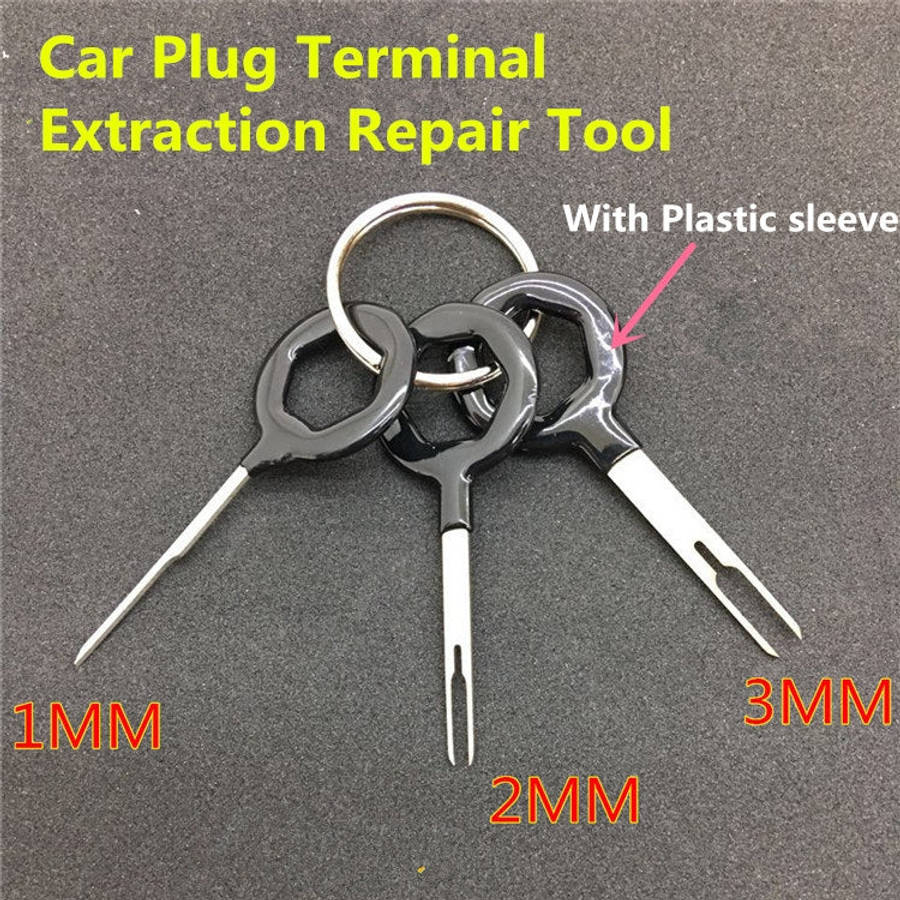 3 PCS Auto Car Rubberized Plug Circuit Board Wire Harness Terminal Extraction Pick Connector Crim...