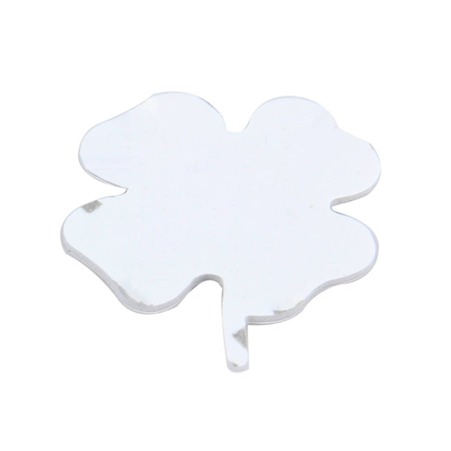 Four Leaf Clover Herb Luck Symbol Badge Emblem Labeling Sticker Styling Car Dashboard  Decoration...