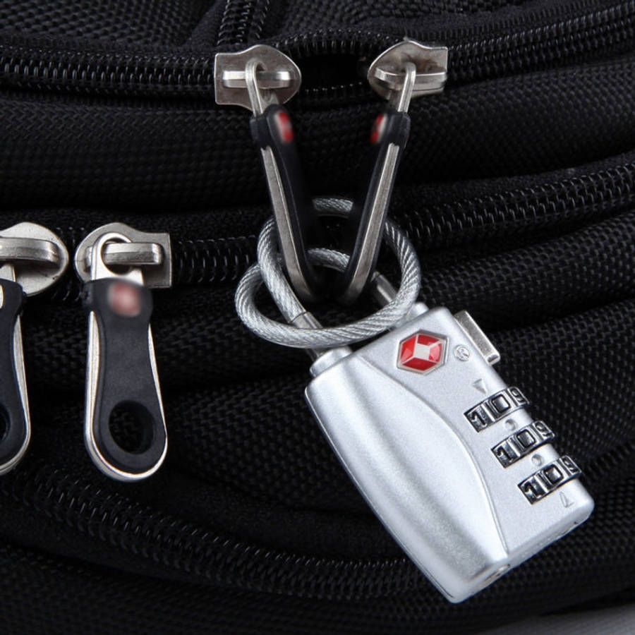 JASIT TSA719 Zinc Alloy 3-Digit Password TSA Lock Travel Luggage Padlock