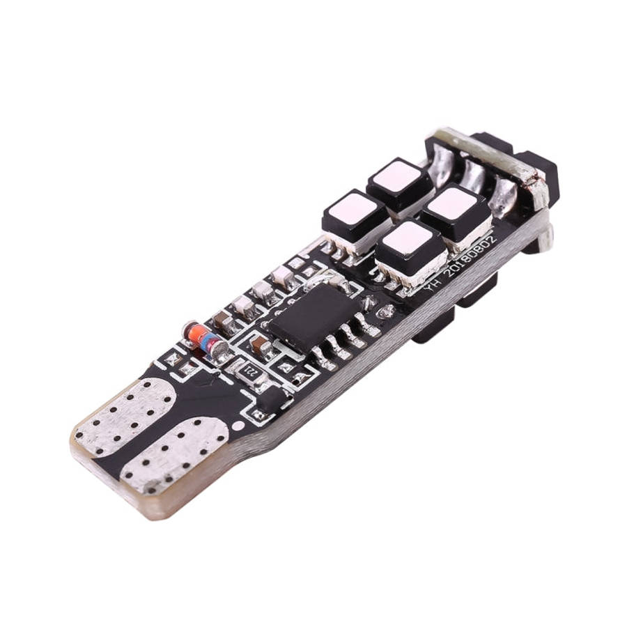 2 PCS W5W 194 T10 Multi Colors 10 SMD 3535 LED Car Clearance Light Marker Light with Remote Contr...