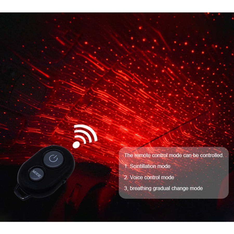 5V Roof Ceiling Decoration Red Light Star Night Lights Starry Sky Atmosphere Lamp Projector with ...