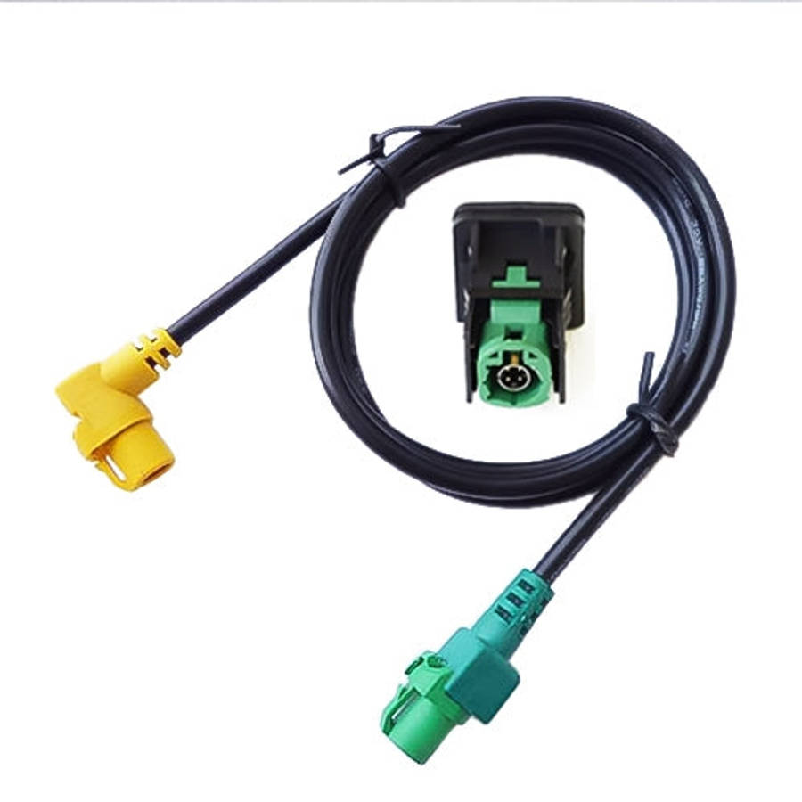 Car Navigation RCD510+310+ USB Adapter Switch Plug + Wiring Hardness for Volkswagen Golf 6 / Scir...