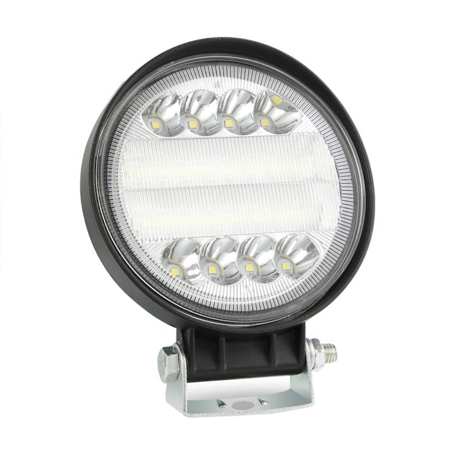 2 PCS 4 inch 15W Spot / Flood Light White Light Round-Shaped Waterproof Car SUV Work Lights Spotl...