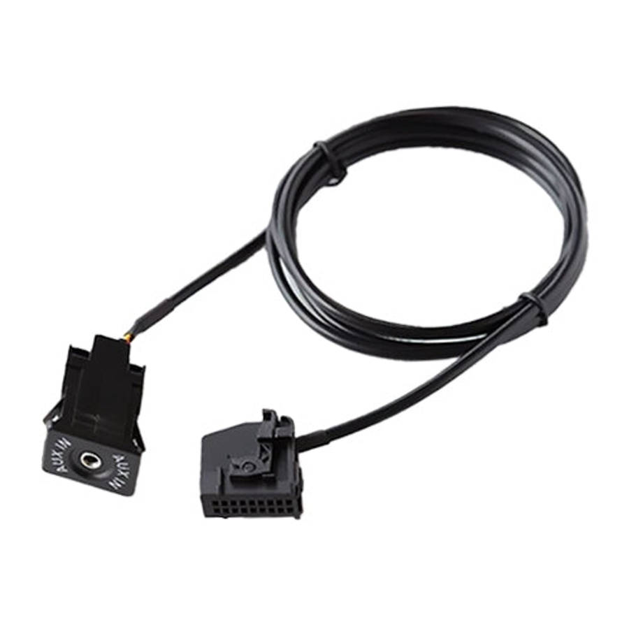 AUX Adapter Switch Plug + Wiring Hardness for Volkswagen Audi MFD2 RNS2 / Ford, Cable Length: 1.5...