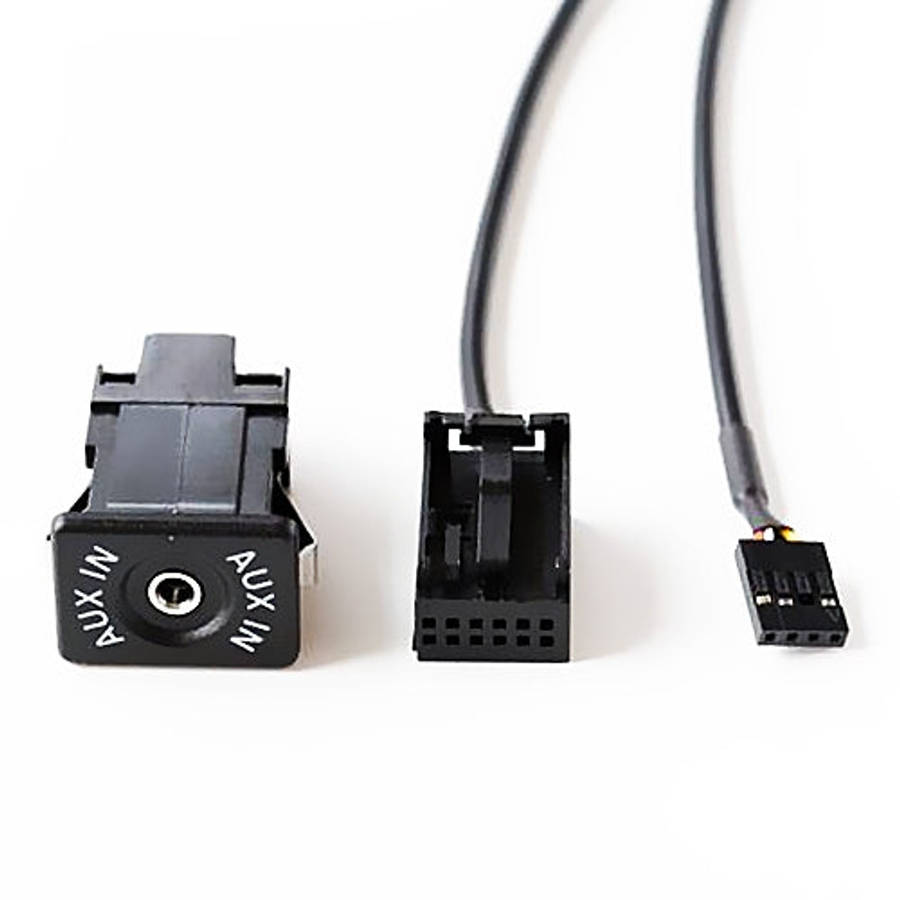 AUX Interface +  Wiring Hardness for Ford Fiesta / Focus / Mondeo / PUMA / MK2 / MK3 / S-MAX, Cab...