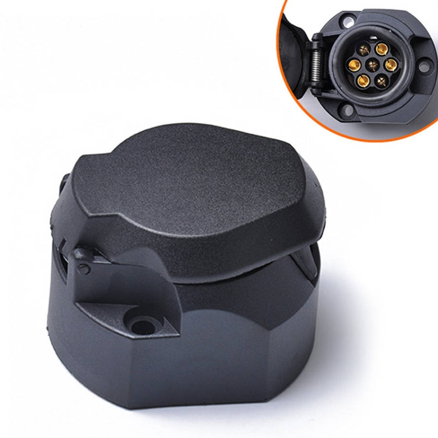 12V 7Pin Car Plug Socket Wiring Connector Adapter Car Plug Socket for Trailer /  Truck / Bus, EU ...