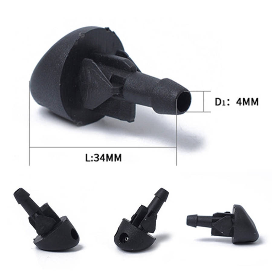2 PCS Windshield Washer Wiper Jet Water Spray Nozzle 7700413545 for Renault Clio 2005-2014, For R...