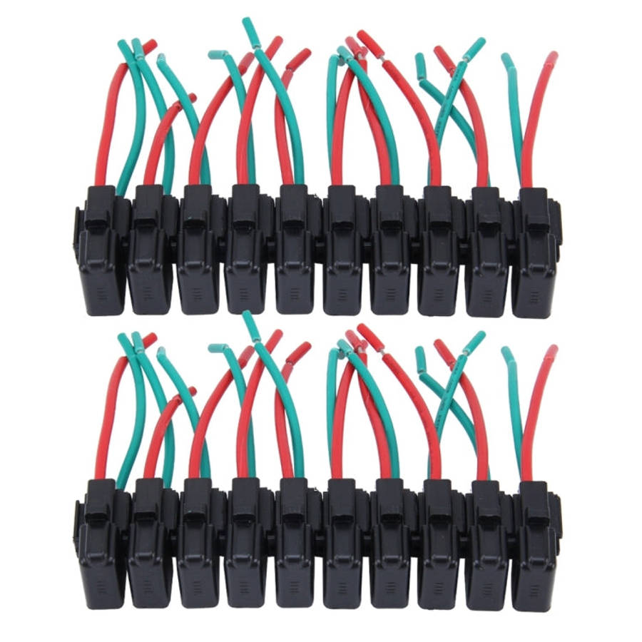 20 PCS Removable Car Blade Fuse Box Holder, 20 PCS Blade Fuse Box Holder