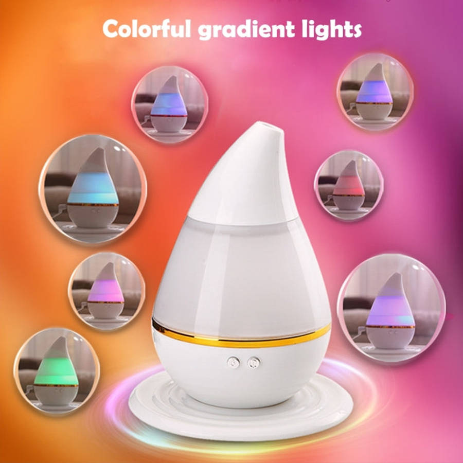 Ultrasound USB Changing Air Humidifier Purifier 7 LED Color Light Aroma Atomizer, 7 LED Atomizer