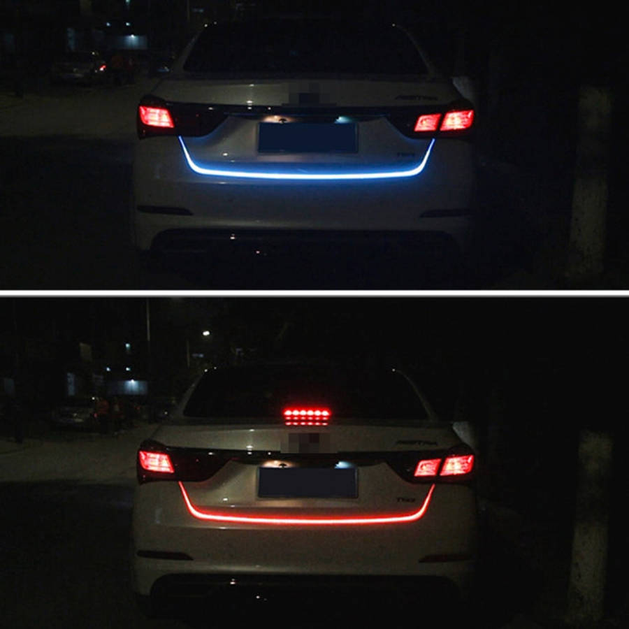 1.2m Car Auto Waterproof Universal Four Color Rear Flowing Light Tail Box Lights with Tail Light ...