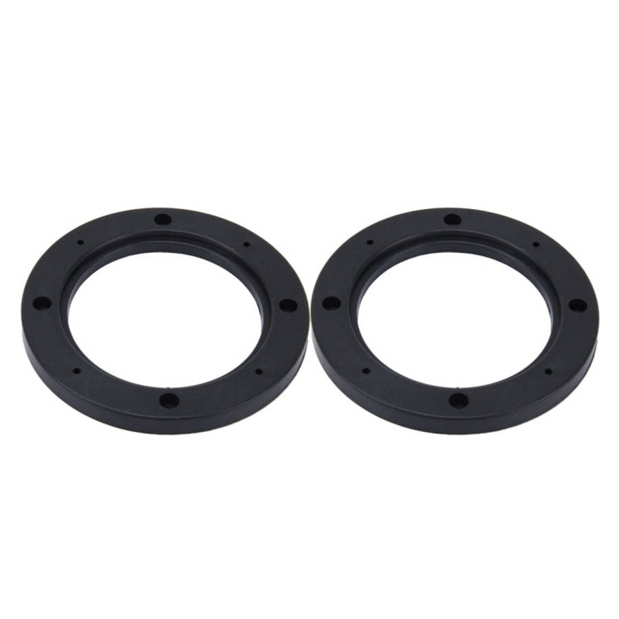 2 PCS 4 inch Car Auto ABS Loudspeaker Base Protection Hollow Cover Holder Mat, Inner Diameter: 10...