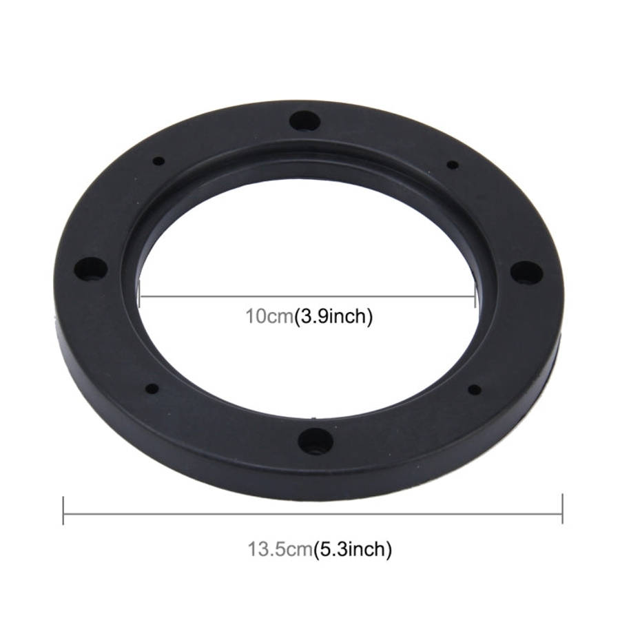 2 PCS 4 inch Car Auto ABS Loudspeaker Base Protection Hollow Cover Holder Mat, Inner Diameter: 10...